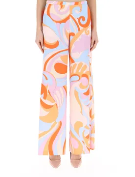 Pantalone in raso MULTICOLOR 42 - SOGOLD - FashionsVida