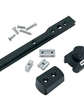Flat System B Cb Screwpin Endstop Kit Black / Silver One Size unisex - Harken - FashionsVida