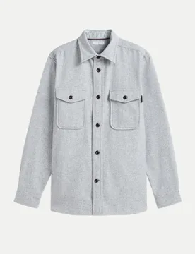 Overshirt mit Umlegekragen Grau XXL - Tommy hilfiger - FashionsVida