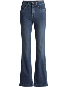 Vaqueros campana Faith push in flare de mujer - Salsa Jeans - FashionsVida
