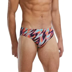 Durafast Elite Disarray Swimming Brief Orange / Multi 28 Men