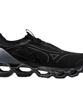 Wave Prophecy 15 Running Shoes Black / Metallic Gray / Iron Gate UK 9 Men,Women - Mizuno - FashionsVida
