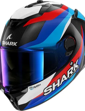 Casco Moto Integrale SPARTAN GT PRO CARBON GUINTOLI Bl taglia L - Shark - FashionsVida