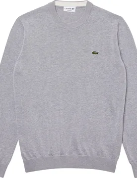 Pullover Crew Neck Cotton, grau l - Lacoste - FashionsVida