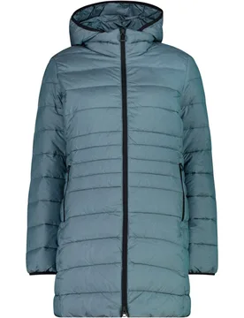 Woman parka zip hood chaqueta outdoor mujer Azul (38) - CMP - FashionsVida