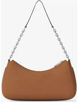 Bolso de hombro pochette nolita mediano de nobuck con cadena - MICHAEL Michael Kors - FashionsVida