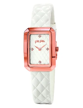 Womens Ladies Watch Quartz Rose Gold Stainless Steel - One Size - Folli Follie - FashionsVida