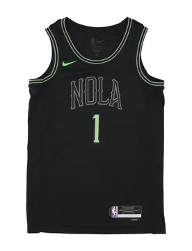 Canotta Basket Uomo Nba City Edition 2023/24 Dri-fit Swingman Jersey No 1 Zion Williamson Neopel Black - NIKE NBA - FashionsVida