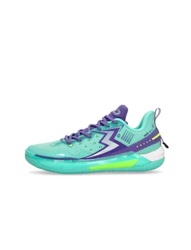 Scarpa Basket Uomo Big 3 5.0 Light Up Green/dark Purple - 361 DEGREES - FashionsVida