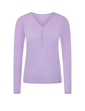Maglia a maniche lunghe viola 42 - Marc cain - FashionsVida