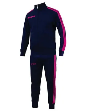 Survêtement Academy Cotton Terry Blue / Fuchsia 3 Années Garçon - Givova - FashionsVida