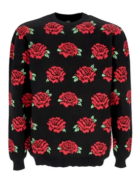 Maglione Uomo Dressen Roses Knit Crew Rose - Santa Cruz - FashionsVida