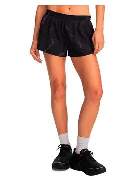 Hb Run Printed Shorts Black / Reflective XS Women - Under armour - FashionsVida