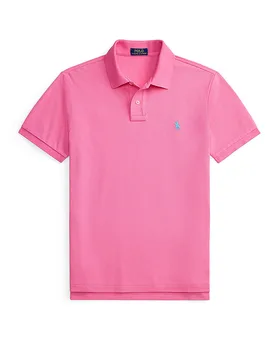 POLO Poloshirt Custom Slim Fit pink L Herren - Ralph Lauren - FashionsVida