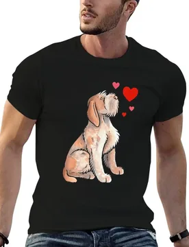 Italian Spinone love T-Shirt anime tshirt t shirt men 100% cotton luxury brand cotton t shirts man 100% T-shirt - Aliexpress - FashionsVida