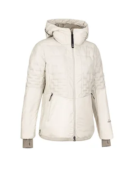 Chaqueta aislante con capucha Luisa Remoca para mujer beige 38 - LaMunt - FashionsVida