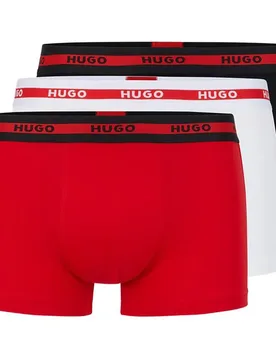 Hugo Boxers Planet 10249742 Red 3 Unités Bright Red XL - Hugo Boss - FashionsVida