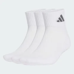 CALZINI SPORTIVI CUSHIONED ALLA CAVIGLIA CONFEZIONE DA 3 PAIA 46-48 White / White / Grey Five