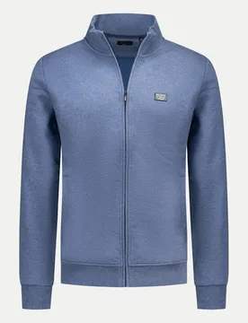 Sweatjacke mit Reißverschluss 2646-CAPRI BLUE MELANGE M - NZA New Zealand Auckland - FashionsVida