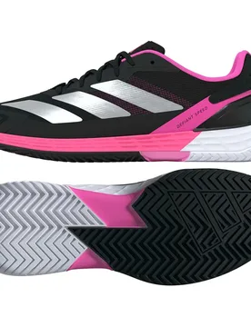 Defiant Speed 2 Hard Court Shoes Core Black / Silver Metallic / Core Black UK 10 - Adidas - FashionsVida