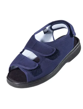 Klettverschluss-Sandale blau 43 - Promed - FashionsVida