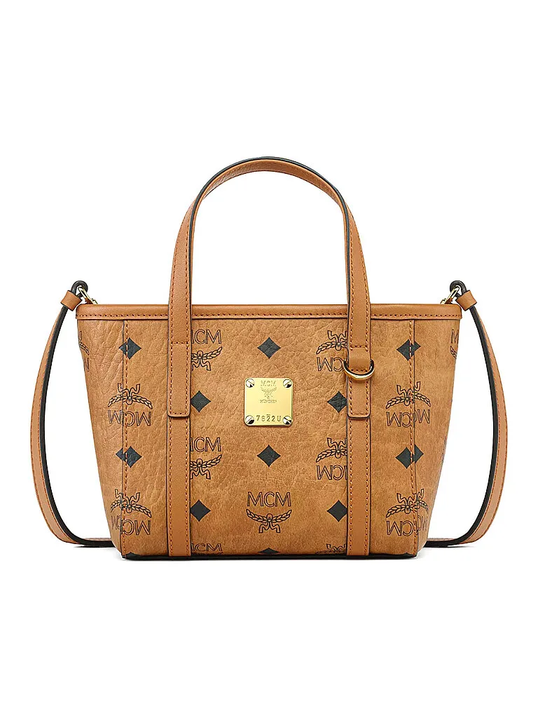 Tasche - Shopper TONI Mini braun Damen - Mcm - FashionsVida