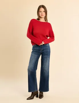 Jersey de mujer de manga larga corte recto - Molly Bracken - FashionsVida