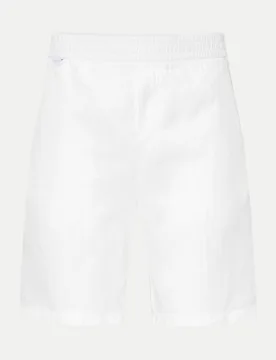 Leinen Bermuda-Shorts Weiß L - 04651/ A trip in a bag - FashionsVida