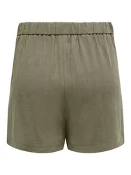 ONLSIESTA HW SIMPLE LINEN BL SHORTS female