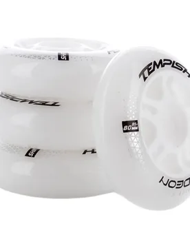Roues De Patins Rideon 4 Unités White 80 mm/85A unisex - Tempish - FashionsVida