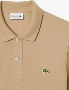 Polo de hombre de piqué de corte ajustado de manga corta - Lacoste - FashionsVida