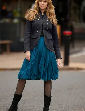 Women's Ultimate Denim Military Jacket in Black Size: 8 - Black - Size: 8 - Joe browns - FashionsVida