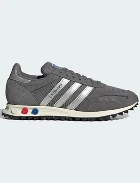 SCARPE LA TRAINER OG 39 1/3 Grey Four / Silver Metallic / Off White - Adidas - FashionsVida