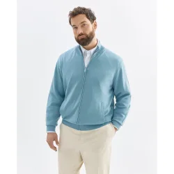 Cárdigan de hombre con botones liso tallas grandes