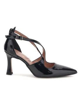 Décolleté nere con cinturini incrociati e tacco A78 39 - FRANCESCA GRITTI - FashionsVida