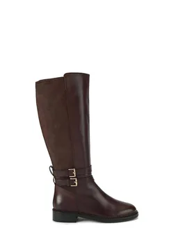 Women's 'Trying' Leather Boots in Brown Size: 6 - Brown - Size: 6 - KG Kurt Geiger - FashionsVida