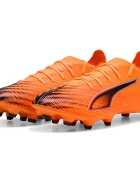 Chaussures De Football Ultra 6 Match Fg/ag Heat Fire / Black / Glowing Red EU 40 - Puma - FashionsVida
