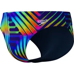 Allover Digital 8cm Swimming Brief Pahala Geo / True Navy UK 28 Men