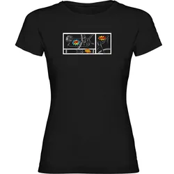 Maglietta A Maniche Corte Comic Black