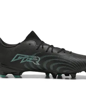 Chaussures De Football Future 9 Match Fusion Fg/ag Black / Intense Mint / White EU 39 - Puma - FashionsVida