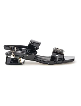 Sandali neri con tacco basso e cinturino 9725 36 - Laura Biagiotti - FashionsVida