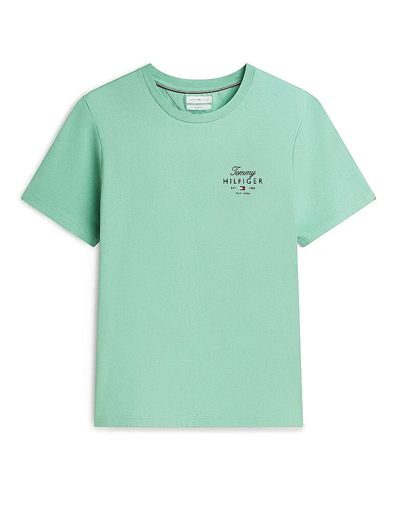 T-Shirt mint L Herren - Tommy hilfiger - FashionsVida