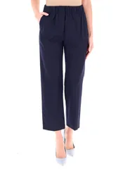 Pantalone in lana BLU NAVY 42