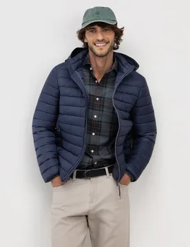 Chaqueta de hombre lisa acolchada - El Ganso - FashionsVida