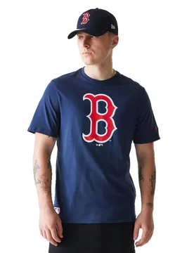 T-shirt à Manches Courtes Mlb Regular Boston Red Sox Dark Blue L ,Femme - New era - FashionsVida