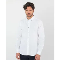 Camisa de hombre slim contrastes