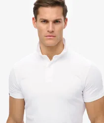 Superdry Herren Essential Jersey Poloshirt Weiß - Größe: Xxl
