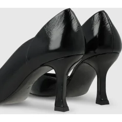 Zapatos de salón de mujer en piel con tacón