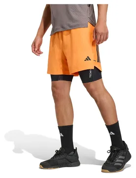Short D4t Primelift 3 Stripes 5´´ Pure Orange XL - Adidas - FashionsVida