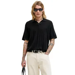 Maglione A Maniche Corte Bradley Black 2XL